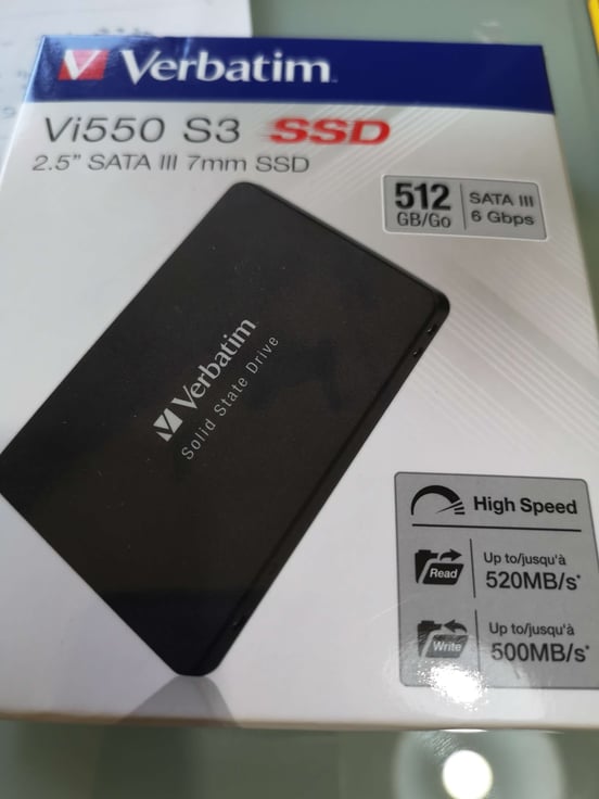 Disco Rígido Verbatim Vi550 S3 512GB SSD 2.5