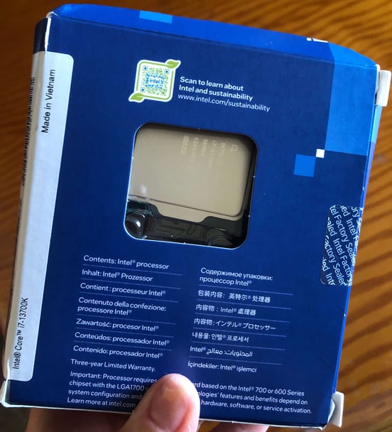 Processador Intel Core i7-13700K 3.4 GHz Box | PcComponentes.pt