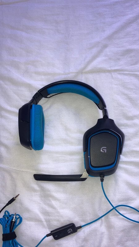 Headphone Auriculares G430 Logitech G430 Headset Gaming Surround Sound