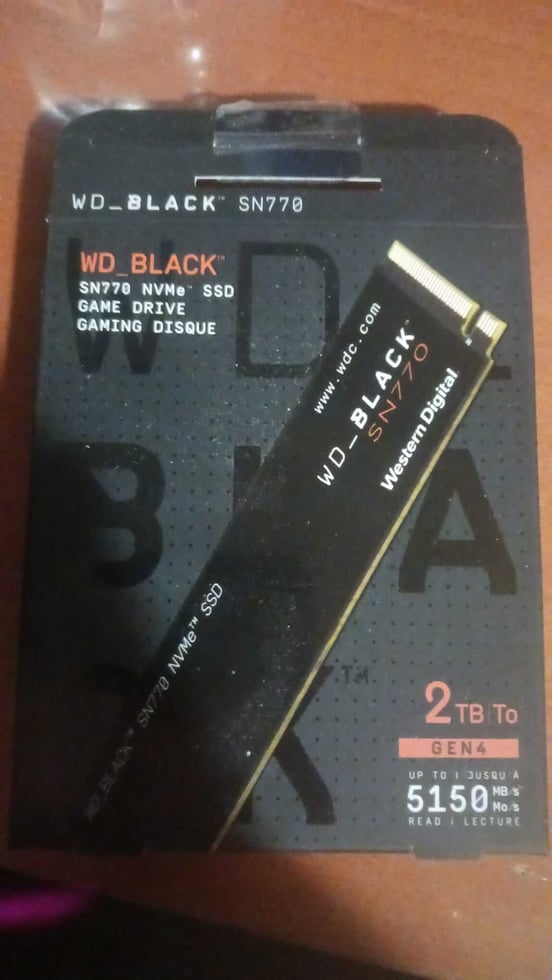 Disco Rígido WD BLACK SN770 2TB NVMe SSD | PcComponentes.pt