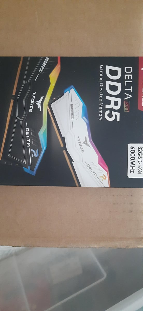 Memória RAM Team Group T-Force Delta RGB DDR5 6400MHz 32GB (2x16GB
