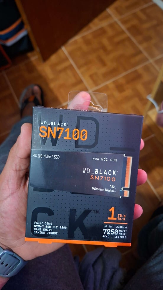 Disco Rígido WD BLACK SN7100 2TB SSD NVMe PCIe 4.0 M.2 Gen4 TLC 3D